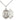 Sterling Silver Medium Divine Mercy Medal Necklace 3/4 x 1/2 pendant with 18 inch chain by Bliss