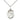 Sterling Silver St. Kieran patron saint medal necklace 3/4 x 1/2 inch with 18 inch chain by Bliss