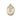 14kt solid gold St. Philip Neri medal pendant, 3/4 inch x 1/2 inch, handcrafted by Bliss Manufacturing USA