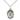 Sterling Silver St. Philip Neri Medium Patron Saint Medal Necklace 18 Inch Chain Bliss