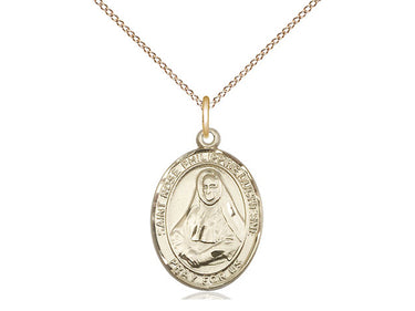 14kt Gold Filled St. Rose Philippine Duchesne patron saint medal necklace with 18 inch chain, 3/4 x 1/2 by Bliss
