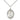 Sterling Silver St. Rose Philippine Patron Saint Medal Necklace 3/4 x 1/2 inch on 18 inch Chain by Bliss