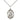Sterling Silver St. Simon Apostle Patron Saint Medal Necklace 3/4 x 1/2 inch with 18 inch chain by Bliss