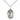 Sterling Silver St. Rocco Patron Saint Medal Necklace 3/4 x 1/2 inch on 18 inch Chain by Bliss