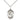 Sterling Silver St. Uriel Patron Saint Medal Necklace 3/4 x 1/2 with 18 inch chain by Bliss Manufacturing