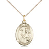 14kt Gold Filled St. Regis Patron Saint Medal Necklace 3/4 x 1/2 inch with 18 inch Chain by Bliss