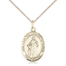 14kt Gold Filled Our Lady Of Knots Medal Necklace 3/4 inch pendant on 18 inch chain by Bliss Manufacturing
