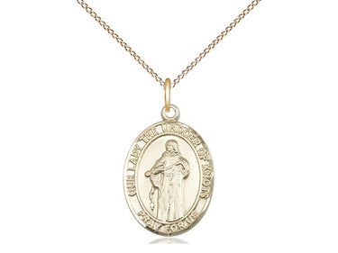 14kt Gold Filled Our Lady Of Knots Medal Necklace 3/4 inch pendant on 18 inch chain by Bliss Manufacturing
