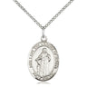Sterling Silver Our Lady Undoer of Knots Catholic Medal Necklace 3/4 inch by Bliss USA