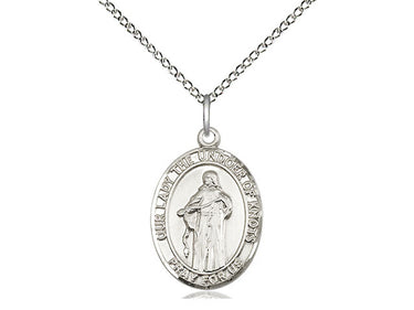 Sterling Silver Our Lady Undoer of Knots Catholic Medal Necklace 3/4 inch by Bliss USA