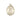 14kt Solid Gold St. Ivo Medal Pendant 3/4 x 1/2 inch by Bliss Manufacturing USA