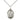 Sterling Silver St. Bernadine of Siena Medal Necklace 3/4 x 1/2 inch 18 Inch Chain Handcrafted USA by Bliss