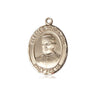 14kt Solid Gold Blessed Miguel Pro patron saint medal pendant 3/4 inch handcrafted by Bliss