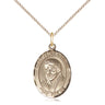14kt Gold Filled St. Peter Canisius patron saint medal necklace 3/4 inch on 18 inch chain by Bliss