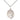 Sterling Silver Blessed Herman the Cripple patron saint medal necklace 3/4 x 1/2 inch with 18 inch chain by Bliss