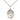 Sterling Silver St. Peter Patron Saint Medal Necklace 3/4 x 1/2 inch on 18 inch chain by Bliss Manufacturing