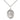 Sterling silver St. Lydia Purpuraria patron saint medal necklace with 18 inch chain by Bliss Manufacturing