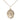 14kt gold filled medium Our Lady of Rosa Mystica medal necklace with 18 inch curb chain by Bliss
