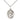Sterling silver St. Theodore Stratelates patron saint medal necklace with 18 inch chain by Bliss Manufacturing