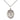 Sterling Silver St. Maron Patron Saint Medal Necklace 3/4 inch by 1/2 inch on 18 inch Chain by Bliss