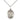Sterling Silver St. Dismas Patron Saint Medal Necklace 3/4 inch by 1/2 inch on 18 inch chain by Bliss