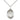 Sterling Silver St. Winifred of Wales Patron Saint Medal Necklace 3/4 x 1/2 inch with 18 inch chain handmade by Bliss Manufacturing USA