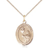 14kt gold filled St. Margaret Mary Alacoque patron saint medal necklace with 18 inch chain by Bliss