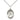 Sterling silver St. Andre Bessette medal necklace 3/4 x 1/2 inches with 18 inch chain by Bliss Manufacturing