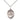 Sterling silver St. Fabian patron saint medal necklace with 18 inch chain by Bliss Manufacturing
