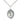 Sterling Silver St. Mary Magdalene of Canossa Patron Saint Medal Necklace 3/4 x 1/2 inches on 18 inch chain by Bliss
