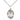 Sterling silver St. Joseph Marello patron saint medal necklace with 3/4 inch pendant on 18 inch chain by Bliss Manufacturing
