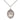 Sterling Silver Blessed Emilie Tavernier Gamelin Medal Necklace 3/4 x 1/2 inch 18 inch Chain Bliss USA