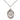 Sterling Silver St. Peter Claver Medium Patron Saint Medal Necklace with 18 Inch Chain by Bliss