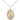 14kt gold filled St. Ephrem patron saint medal necklace, 3/4 x 1/2 inch pendant on 18 inch curb chain, handcrafted by Bliss Manufacturing USA