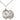 Sterling Silver St. Christopher Wrestling Medal Necklace 3/4 x 1/2 inch on 18 inch chain by Bliss
