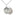 Sterling silver St. Christopher lacrosse medal necklace with 18 inch chain by Bliss Manufacturing