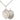 Sterling silver St. Sebastian gymnastics medal necklace, 3/4 inch patron saint pendant on 18 inch chain, handcrafted by Bliss USA