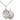 Medium Sterling Silver Guardian Angel Dance Medal Necklace 3/4 x 1/2 on 18 Inch Chain by Bliss