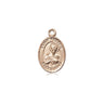 14kt Solid Gold St. Andrew the Apostle Medal Pendant 1/2 x 1/4 Handcrafted by Bliss Manufacturing USA