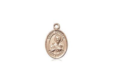14kt Solid Gold St. Andrew the Apostle Medal Pendant 1/2 x 1/4 Handcrafted by Bliss Manufacturing USA