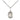 Sterling Silver St. Ann Patron Saint Medal Necklace, Small 1/2 x 1/4 inch, 18 inch Chain, Handcrafted by Bliss