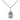 Small sterling silver St. Anthony of Padua patron saint medal necklace with 18 inch chain, 1/2 x 1/4 inch, handmade by Bliss Manufacturing USA