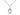 Small sterling silver St. Apollonia patron saint medal necklace with 18 inch chain, 1/2 x 1/4 inch, handmade by Bliss Manufacturing USA