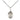 Sterling Silver St. Barbara Medal Necklace Small 1/2 x 1/4 inch 18 Inch Chain Handcrafted USA by Bliss