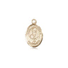 Small 14kt Solid Gold St. Alexander Sauli Patron Saint Medal Pendant 1/2 x 1/4 Handcrafted Bliss USA