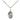 Sterling Silver St. Charles Borromeo Small Patron Saint Medal Necklace 1/2 x 1/4 with 18 inch Chain by Bliss