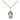 Sterling Silver St. Dorothy Patron Saint Medal Necklace 1/2 inch by 1/4 inch on 18 inch chain by Bliss