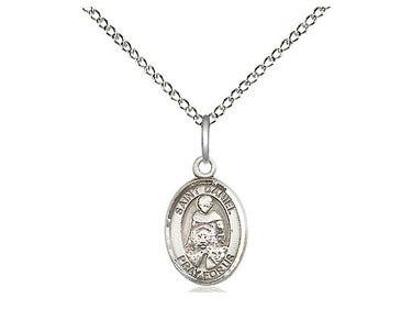 Sterling Silver St. Daniel Patron Saint Medal Necklace 1/2 x 1/4 inch with 18 inch chain by Bliss