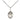 Sterling Silver St. Dennis Patron Saint Medal Necklace 1/2 x 1/4 inch with 18 inch chain by Bliss