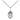 Small sterling silver St. Edward the Confessor patron saint medal necklace with 18 inch curb chain, handcrafted by Bliss Manufacturing USA